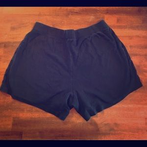 New Addition Maternity XXL Black Cotton Shorts